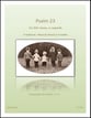 Psalm 23 SSA choral sheet music cover